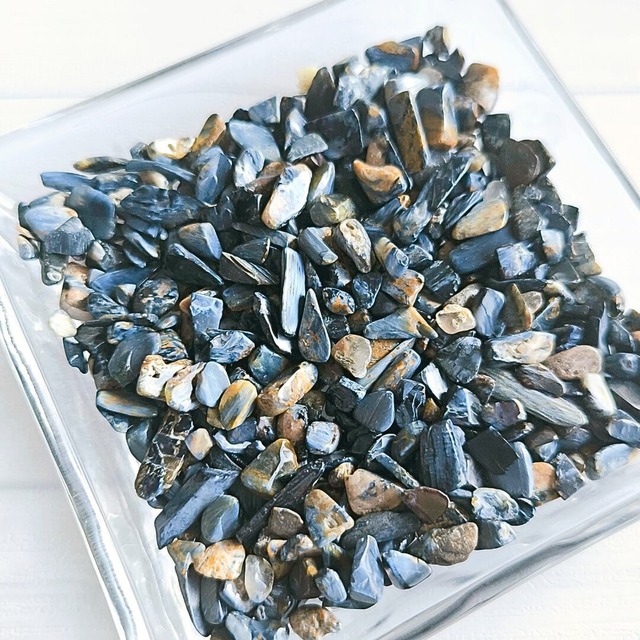 ピーターサイト (30g) クロシドライトアゲート テンペストストーン 天然石さざれ石 穴無しチップ