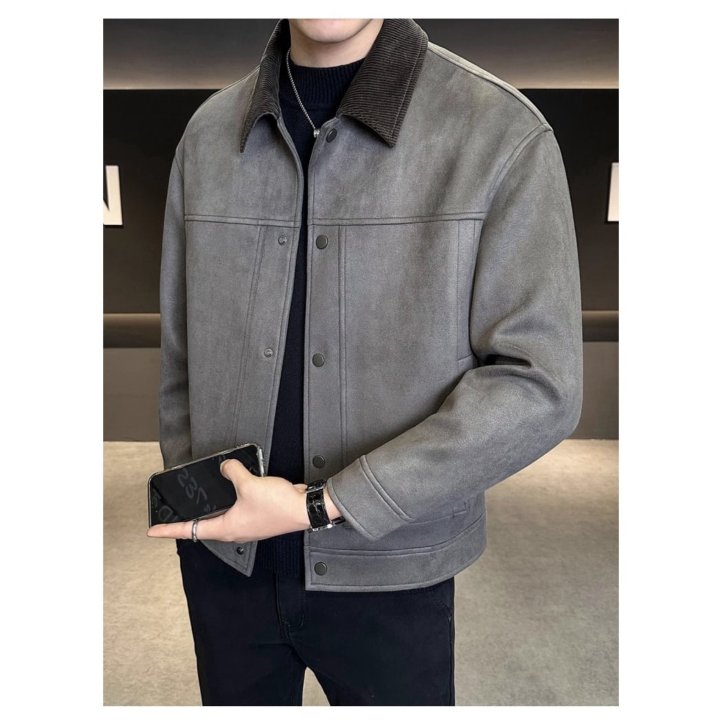 スエードタッチスナップブルゾン 6color OJ0627