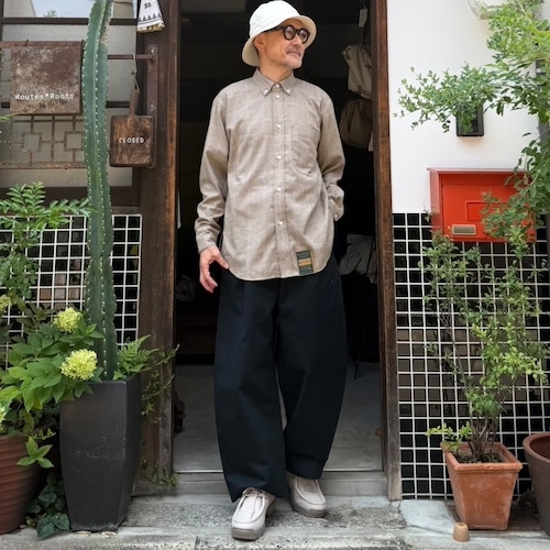 ASEEDONCLOUD アシードンクラウド HW basic shirt/ ハンドベーカー　ベーシック　シャツ　#262608 GRAY
