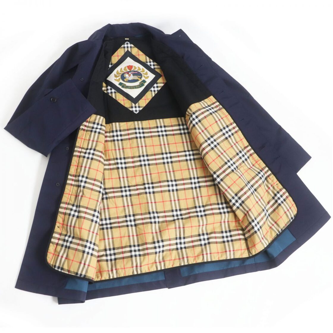 極美品□BURBERRY/バーバリー 8005640 アーカイブロゴ 裏ノバチェック  