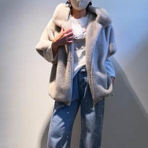 エイミーロウ  Eimee Law ミンクファーフーディードロストベスト