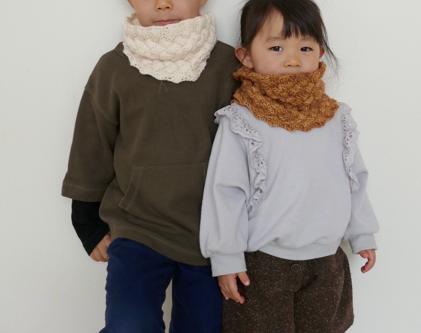 おそろいのえりまき | mitcaknit