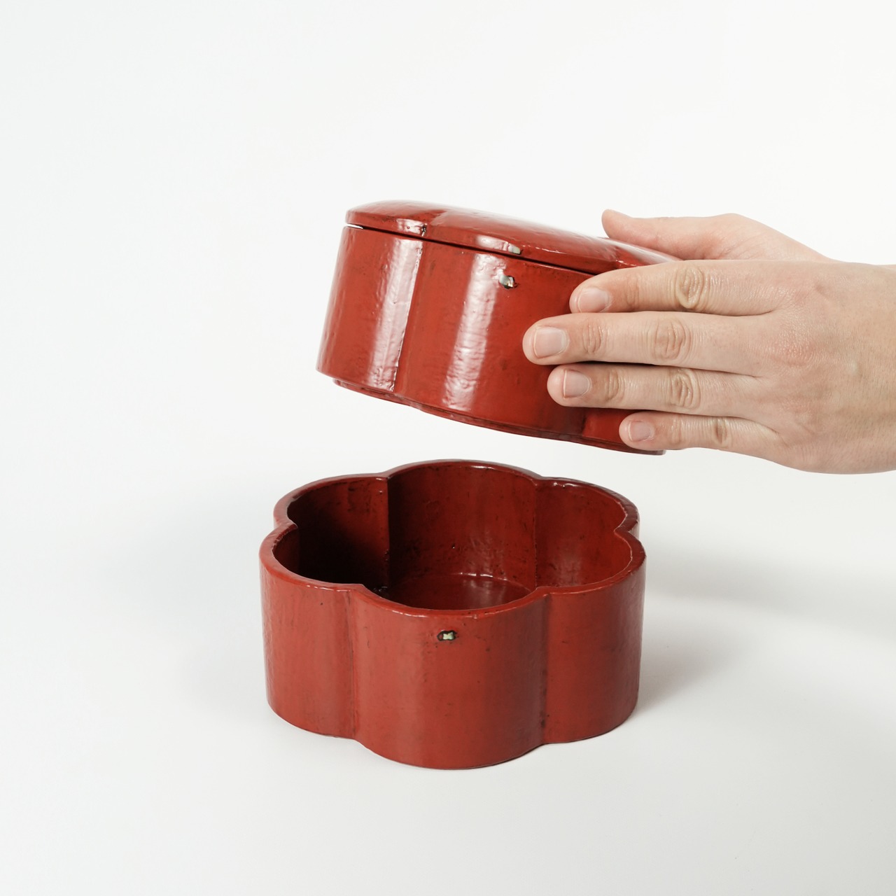 松崎修 | 75.朱漆花形重箱・画像3