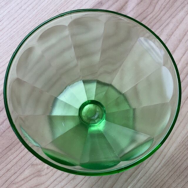 ウランガラス ビンテージ フェデラル社 シャーベットグラス フェデラル