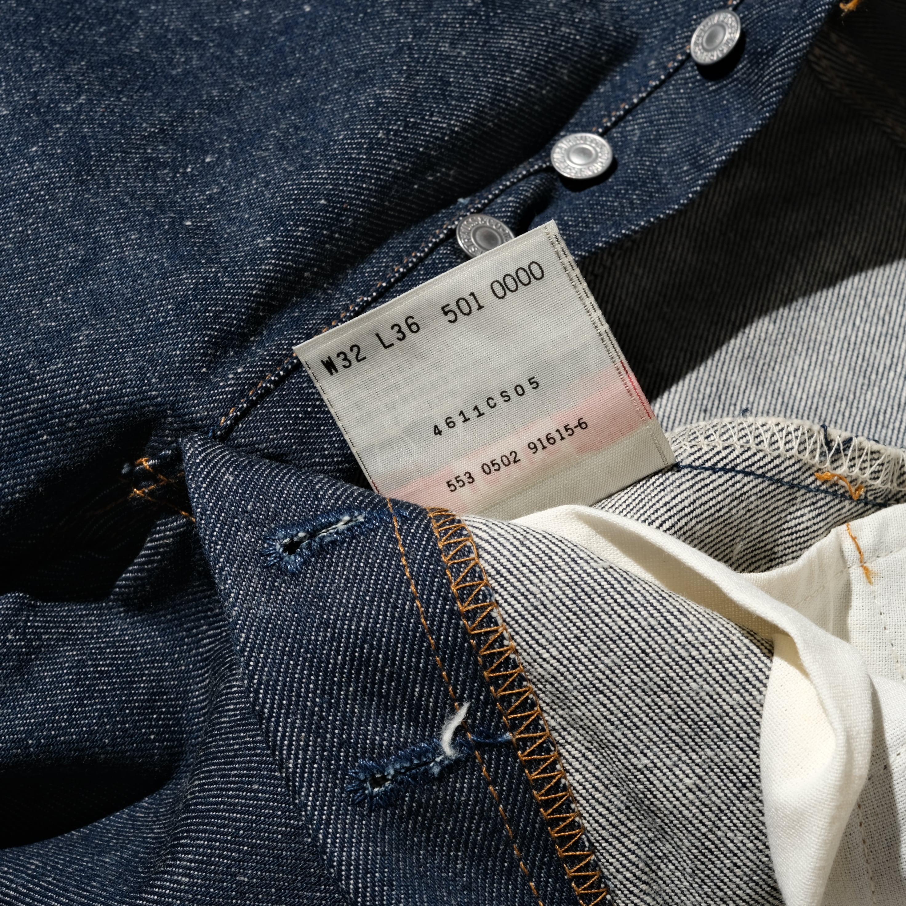 DEAD STOCK 02's Levi's 501 denim pants made in USA [32x36 DEAD STOCK 02's Levi's 501 denim pants made in USA [32x36