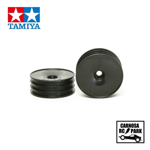 【TAMIYA タミヤ】2駆オフロードディッシュホイール黒･前輪 （60／19）［OP-1338］