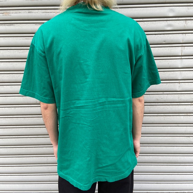 プーさん　イーヨ　キャラクターTシャツ　片ポケ　L ディズニー　緑　ピグレット
