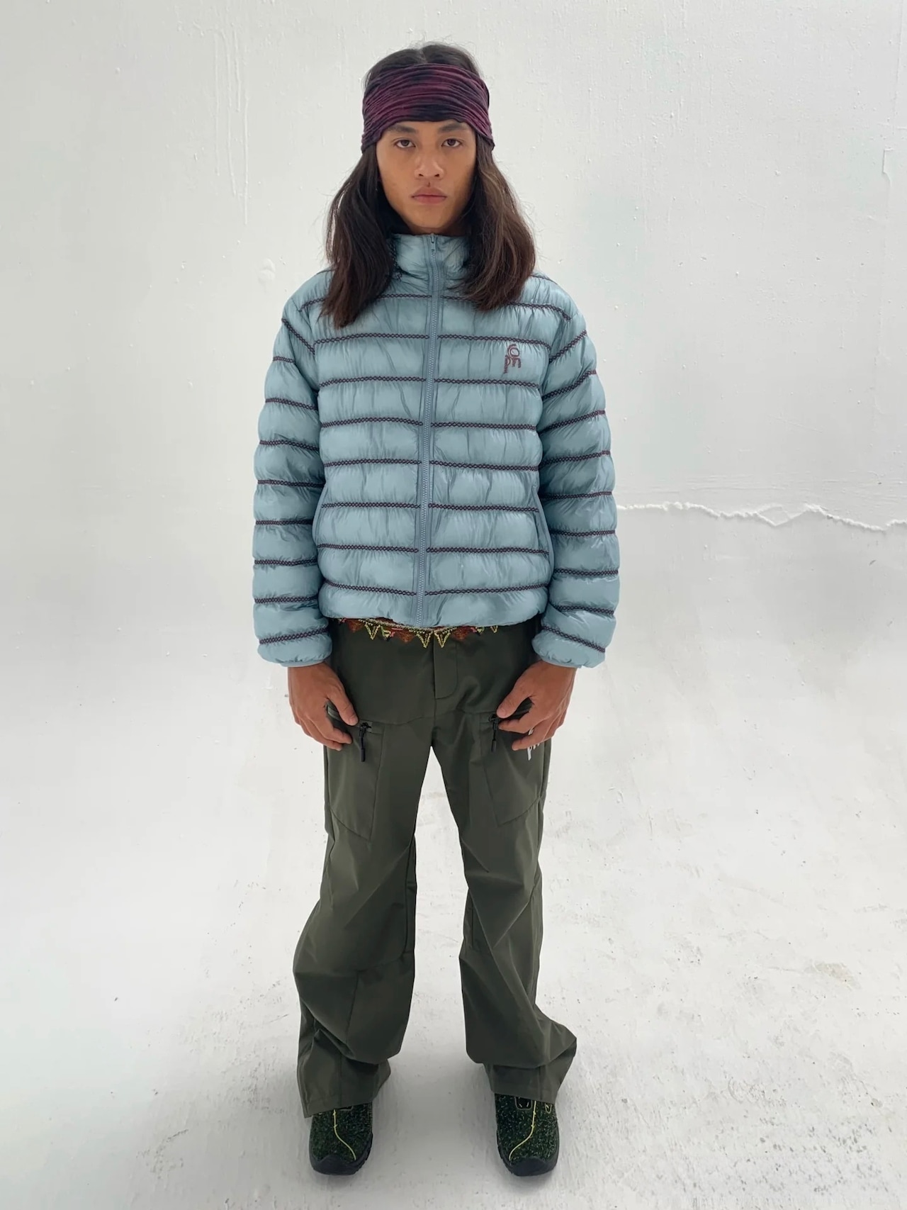 CONP Down Zip Outer Snow Mist