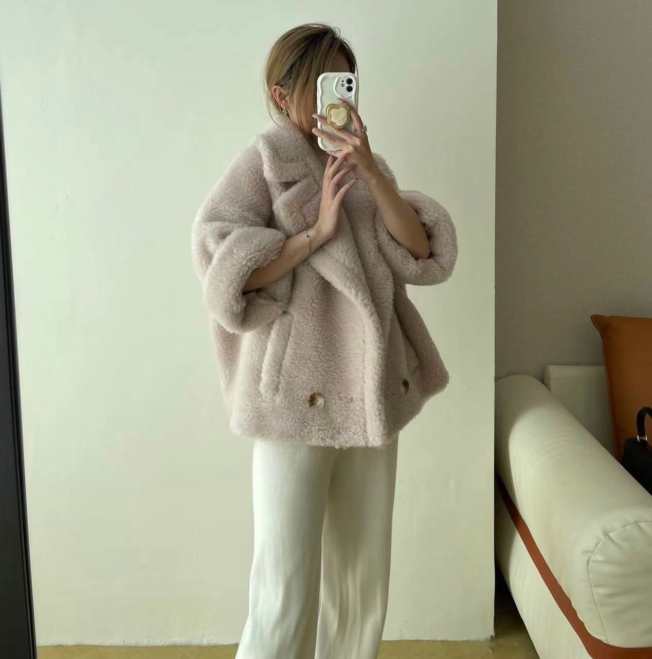 ベアテーラードコート(袖折返しver)