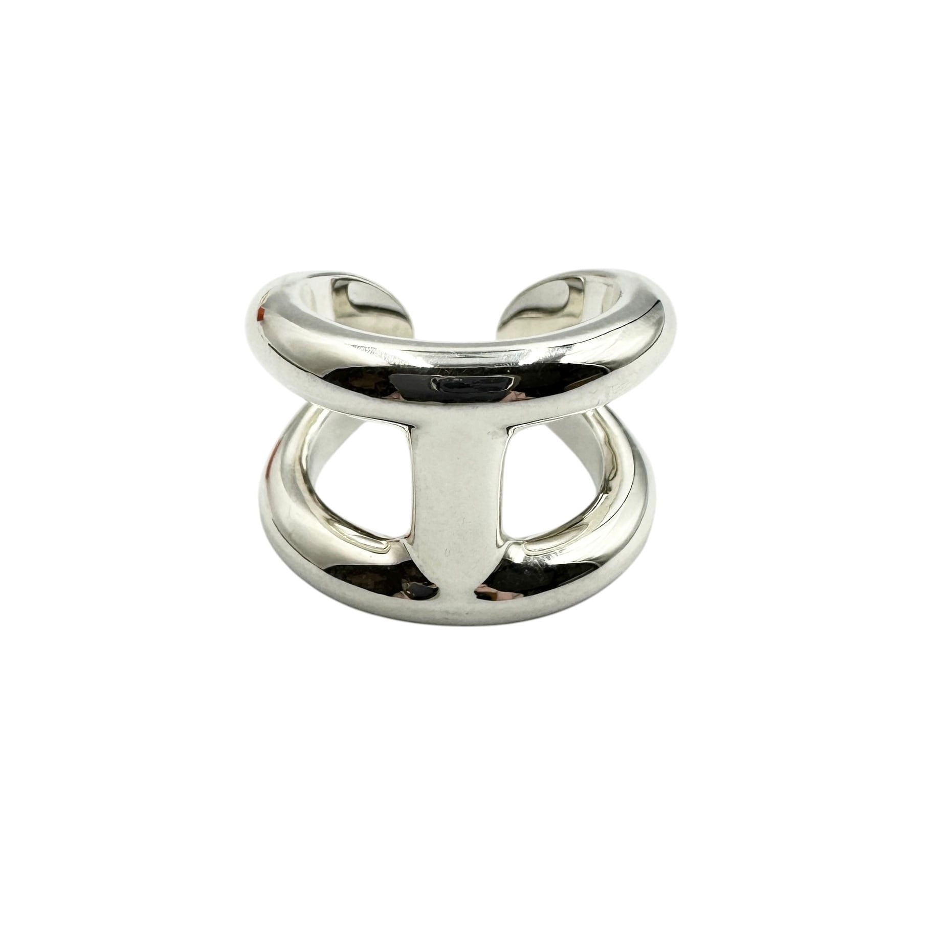 TIFFANY＆Co. ティファニー グルーブドウィズ リング K18×SLV 12202