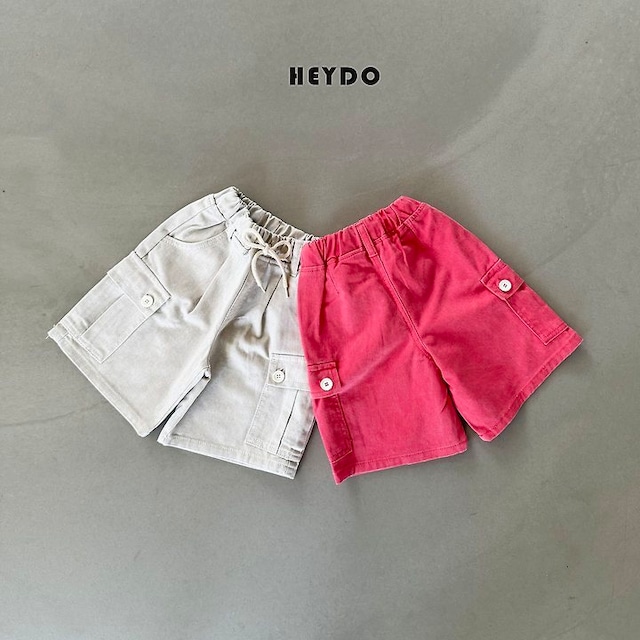 【取寄】heydo|pocket pigment bermuda pants|ポケットピグメントバミューダパンツ|S-JL|kids&jr|26 autumn
