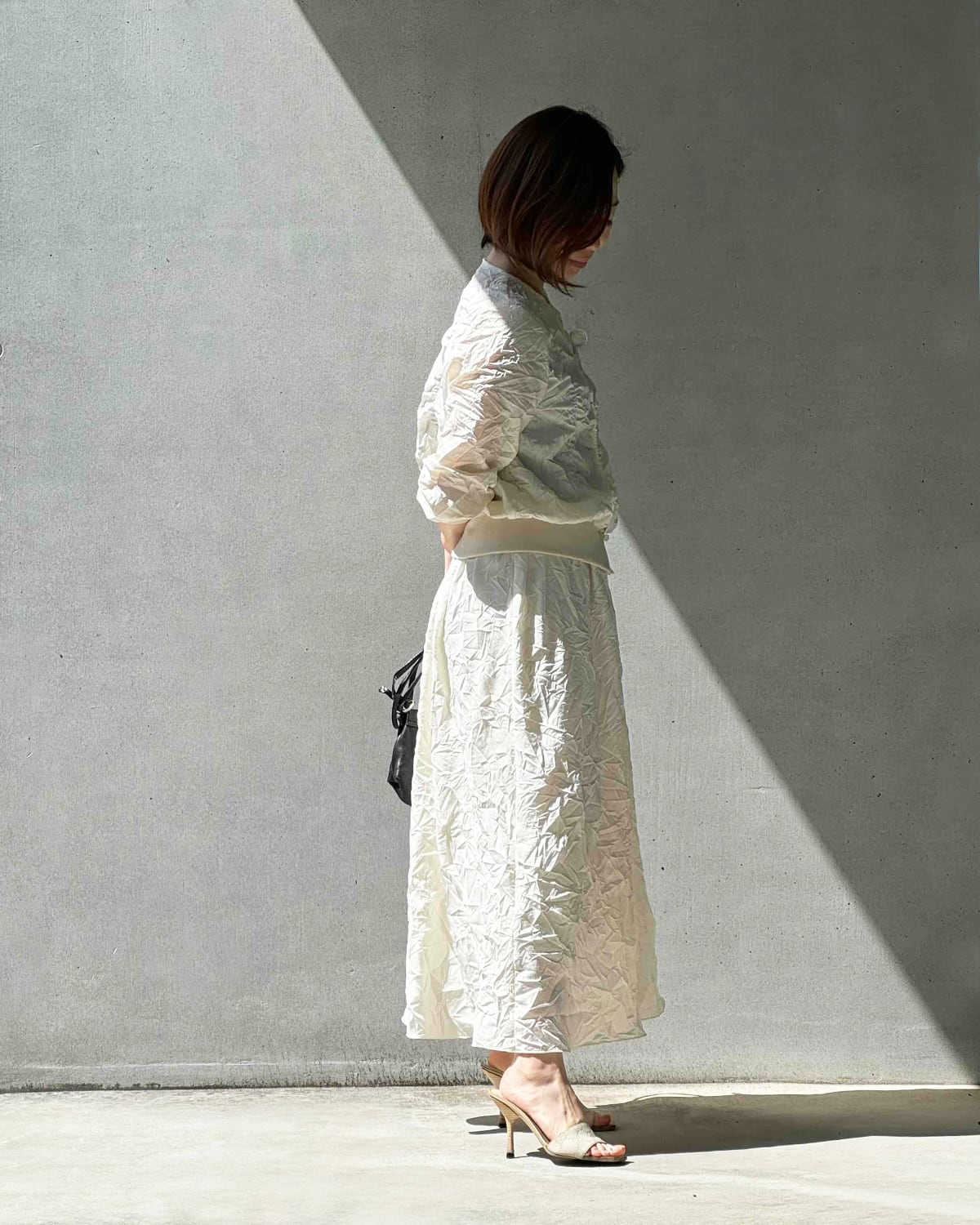 y's 　しわ加工　コットン　デザイン　ロングスカート 楽天市場】シワ加工 スカート（素材（生地・毛糸）綿・コットン）の通販