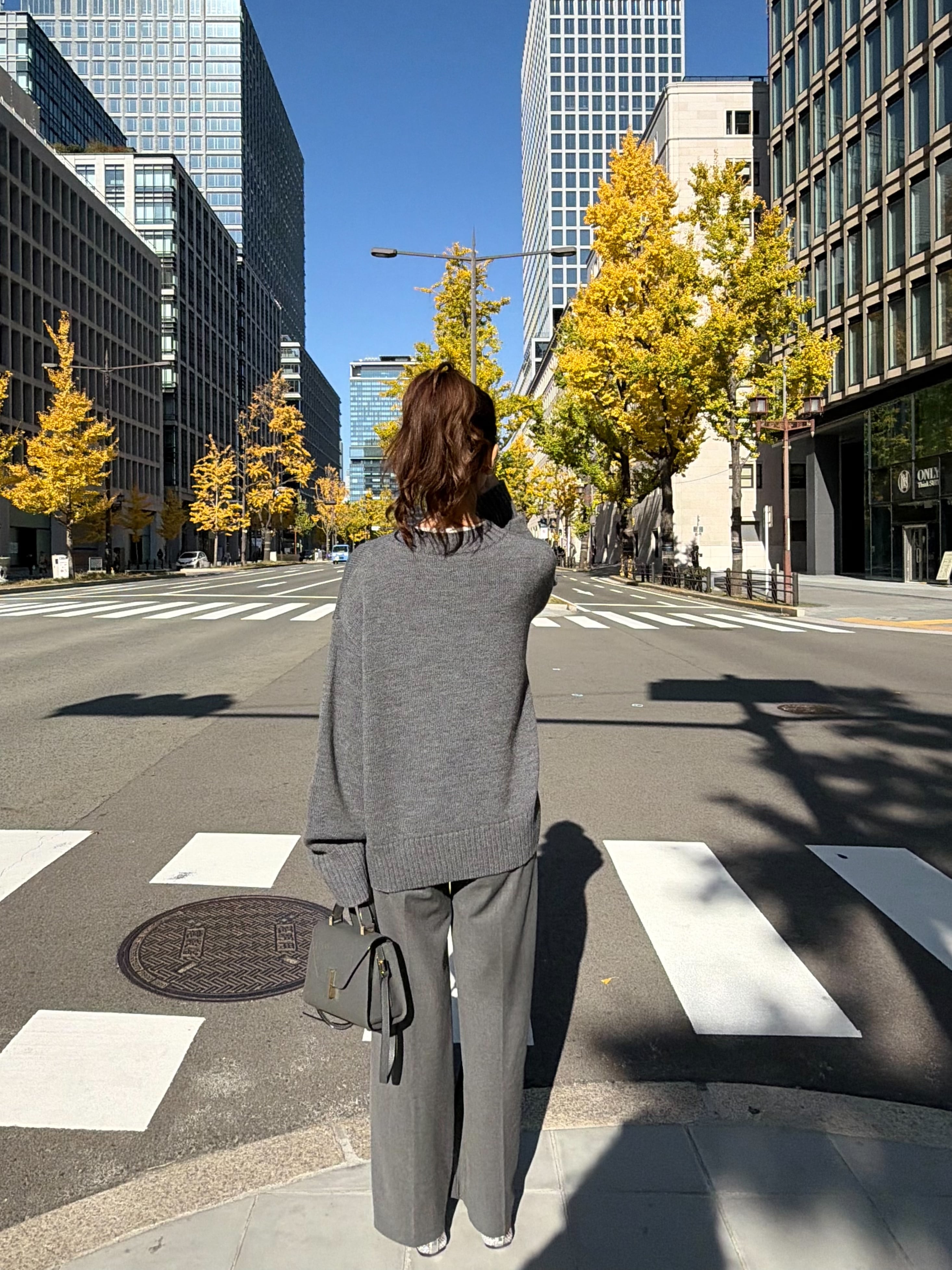 pumpkin knit / gray (即納) | HYEON