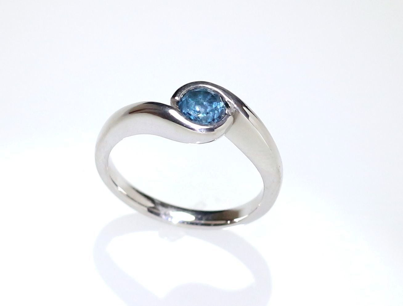 Pt900 ロンドンブルートパーズリング 0.56t | Atelier Ozaki