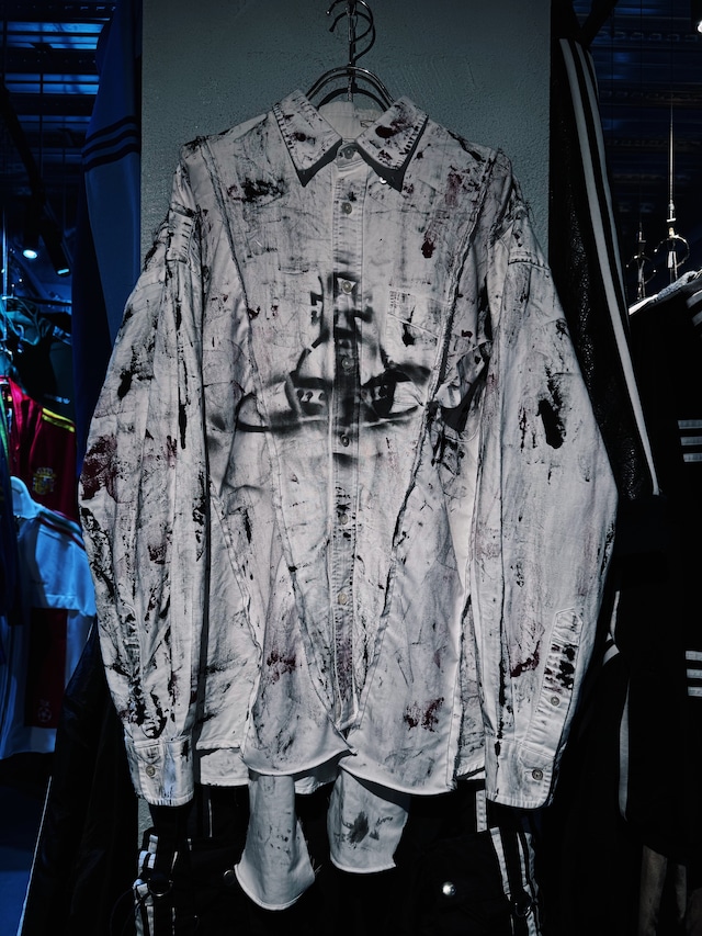 "vivid notes"The Anarchist's painting design Orbit shirt