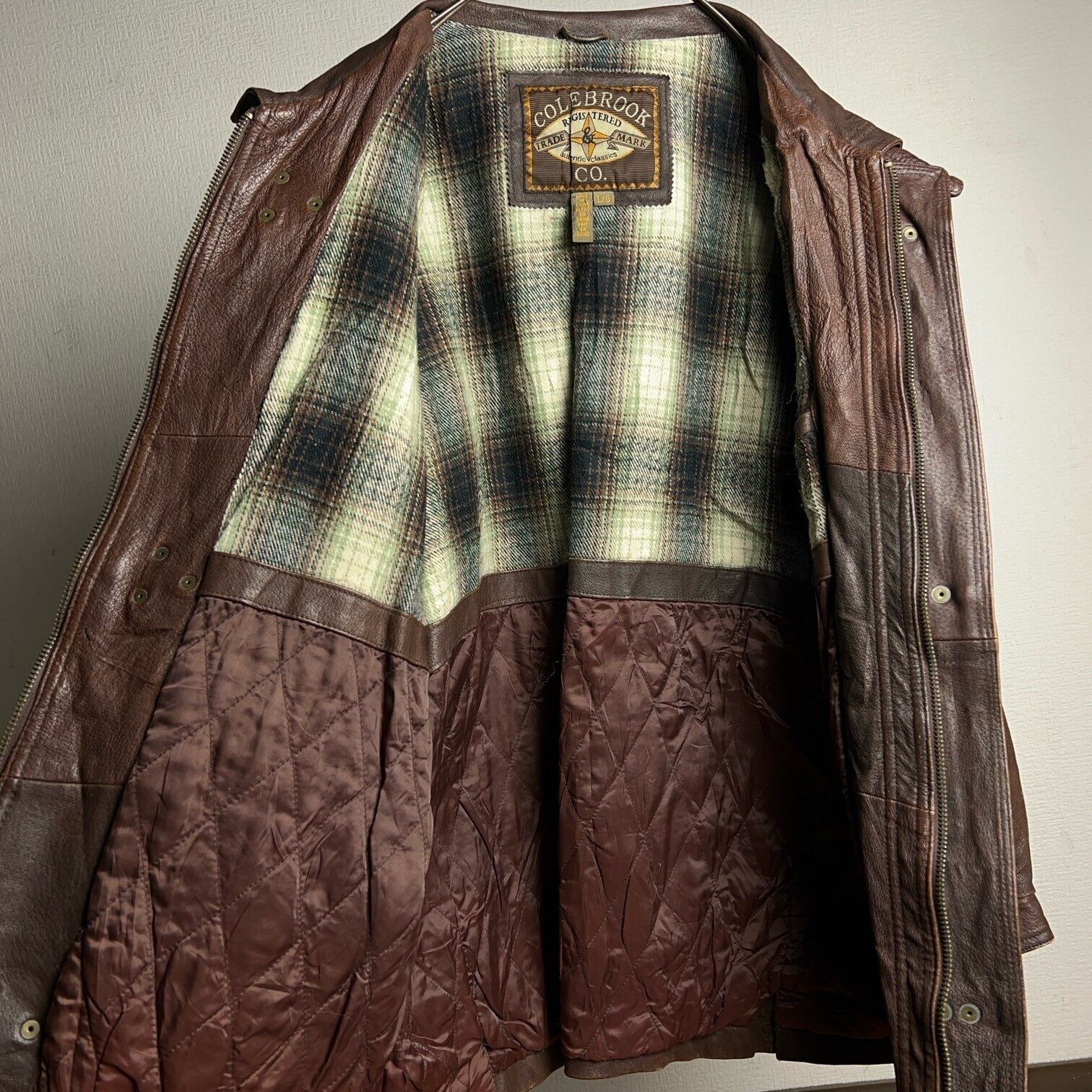COLEBROOK Fireman Leather Jacket ファイヤーマン レザージャケット