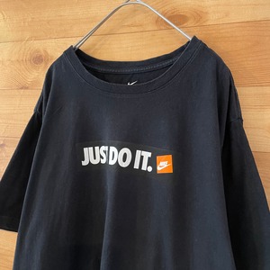 【NIKE】JUST DO IT プリント 半袖 Tシャツ XL ビッグサイズ ナイキ US古着 アメリカ古着