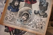 フランス 1902s Le Petit Echo de la Mode 44c 永遠の淑女とモード新聞b アンティーク