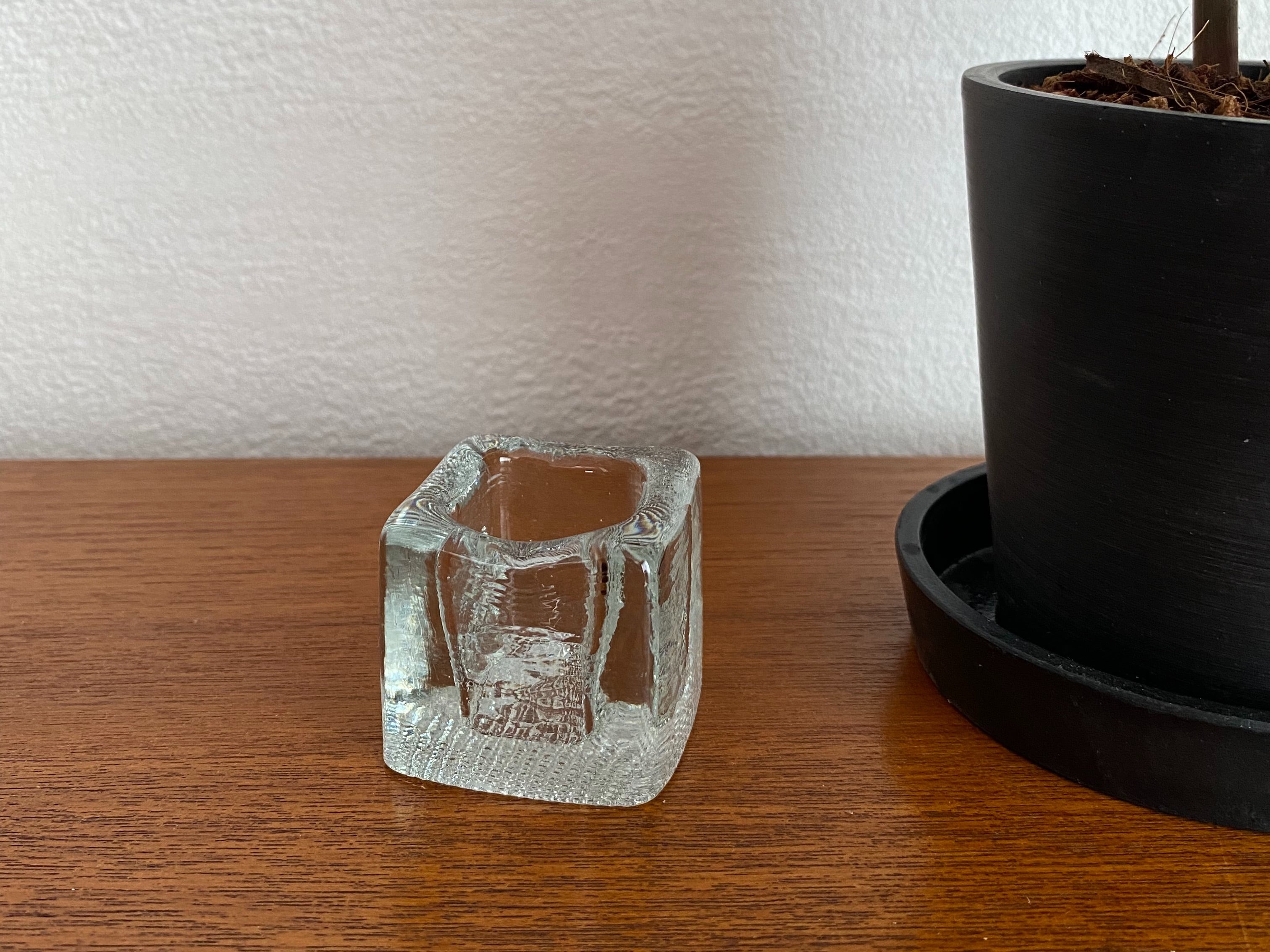 〈vintage〉cube candle holder