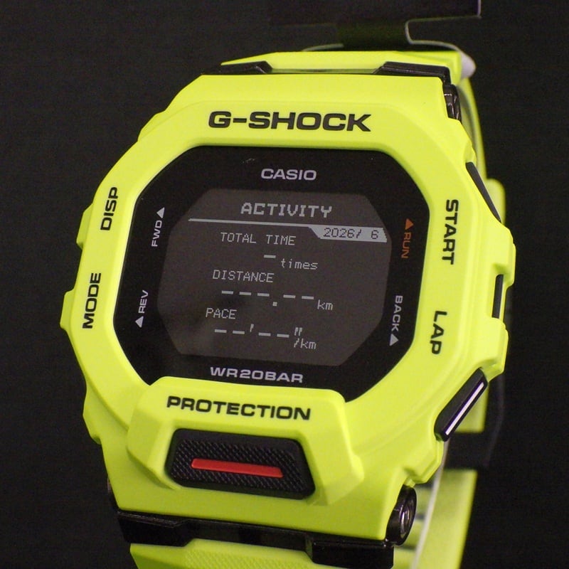 カシオ G-SHOCK GBD-200-9JF イエロー [20気圧防水 歩数・カロリー