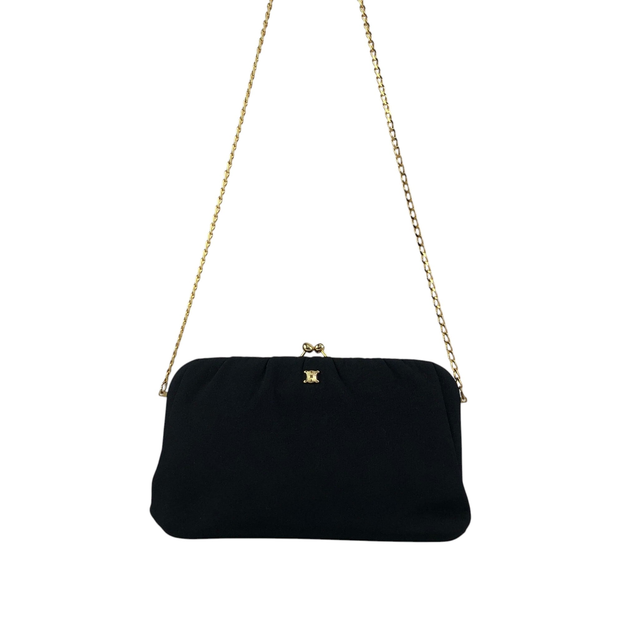 CELINE セリーヌ ショルダーバッグ ブラック ブラゾン ナイロン