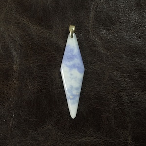 糸魚川翡翠 ラベンダー翡翠 菱形ペンダントトップ 3.0g  Itoigawa Lavender Jadeite pendant top