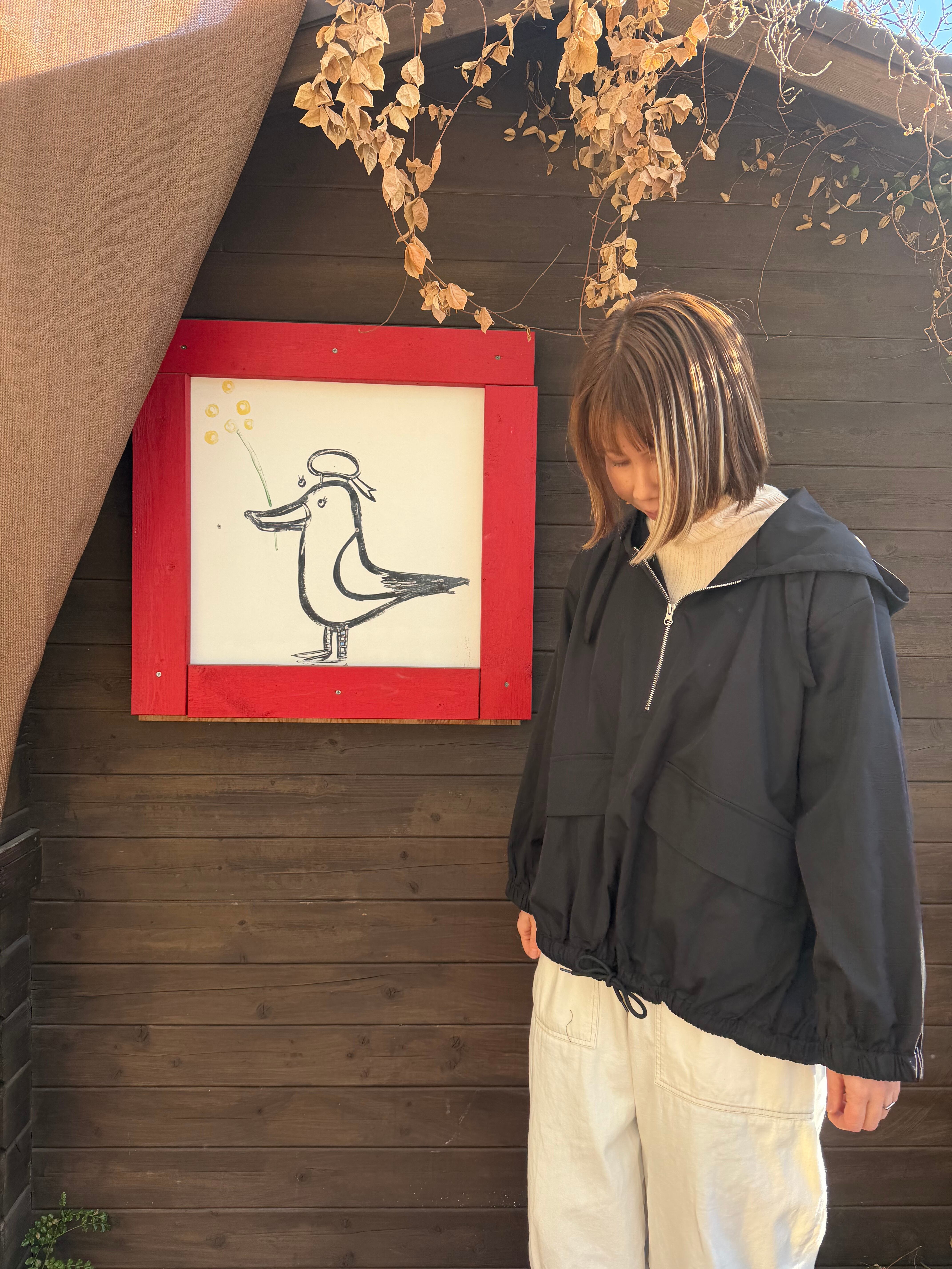 HALF ZIP BIGポケットアノラックパーカー/Mao made'26SS/611309 | WACKY