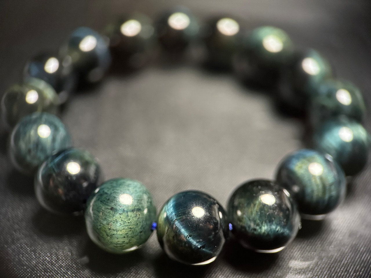 ブルーイエロータイガーアイブレスレット