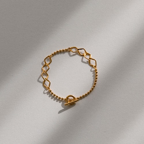 Heritage ball chain bracelet   Gold
