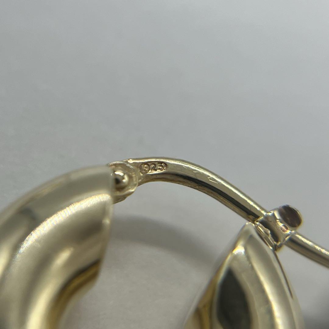 ジルサンダー JIL SANDER チャンキー フープピアス ゴールド
