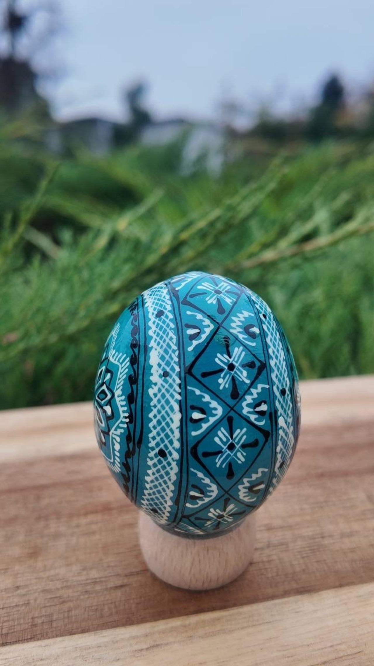 装飾用プィサンカ（イースターエッグ）with stand　コロミヤ博物館モデル - 4