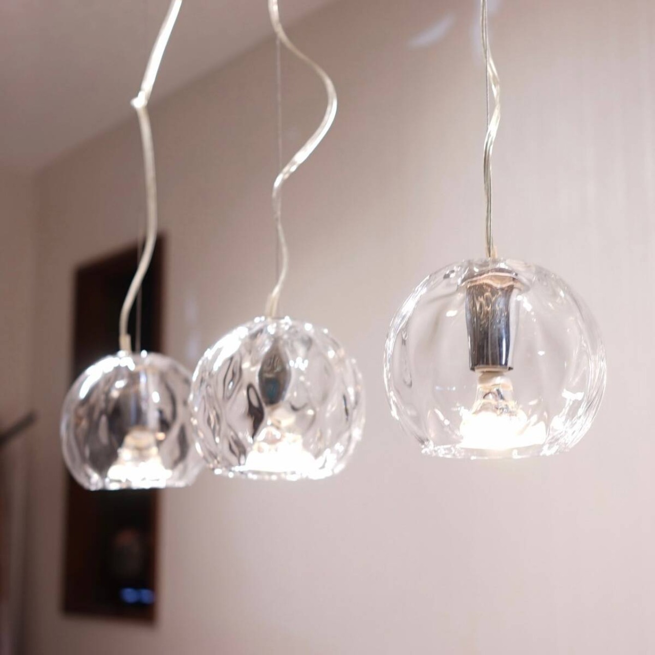 ODELIC オーデリック OP034381 ペンダントライト 吊り下げ照明 天井照明 クリアガラス ガラスシェード モダン ラグジュアリー