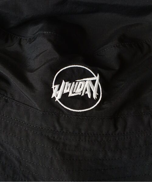 HOLIDAY】 supplex nylon attachment hat (black） | olaf