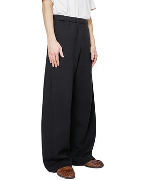 ssstein "YAK/COTTON SWEAT EASY TROUSERS〔BLACK〕"