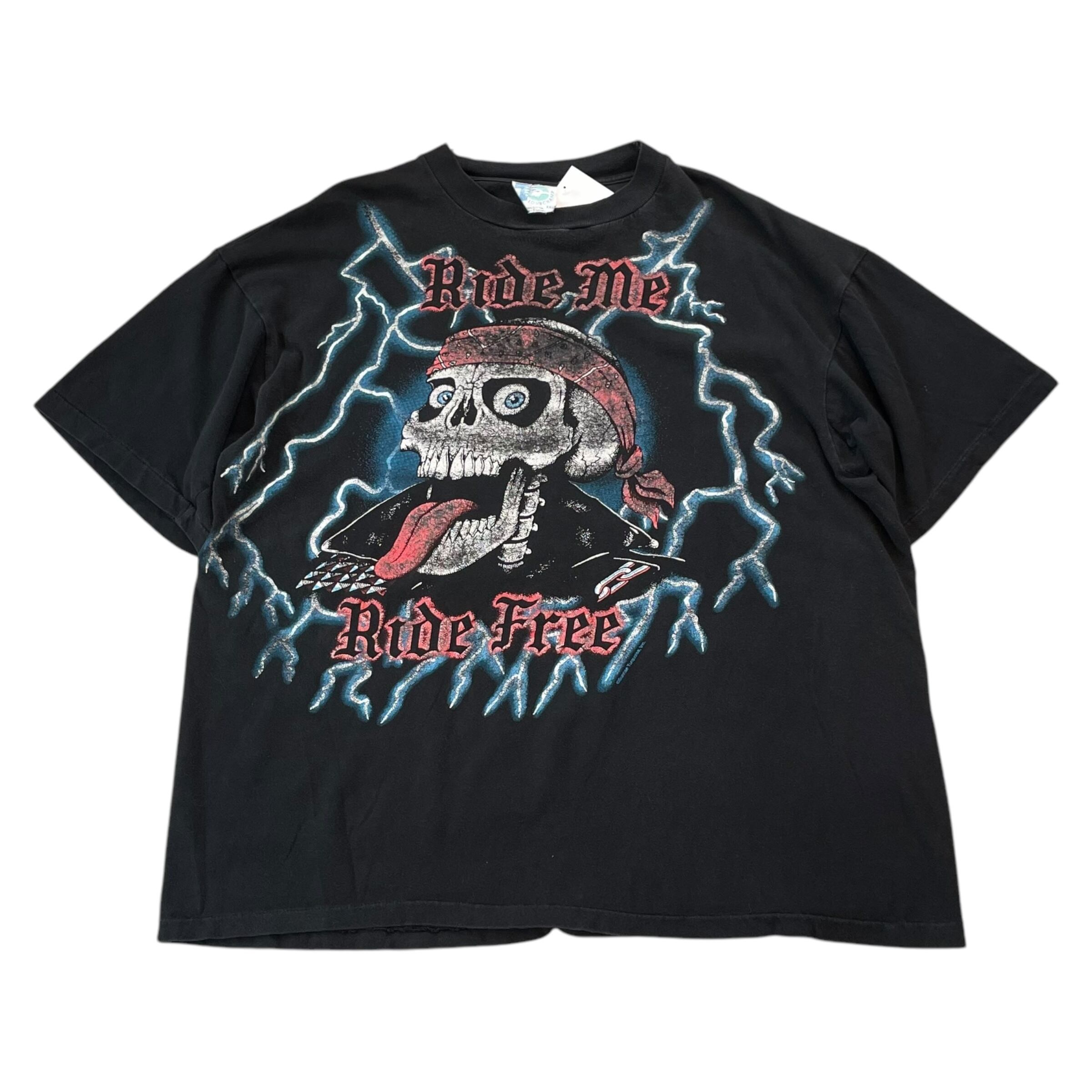 Special!! 1990s AMERICAN THUNDER "Ridd me Ride Free" T-shirt