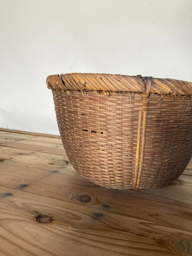 SALE/ヴィンテージの竹籠
