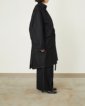 i’m here - with PIPING : M-65 Coat :Black|表裏ダブルパイピング/2WAYフード