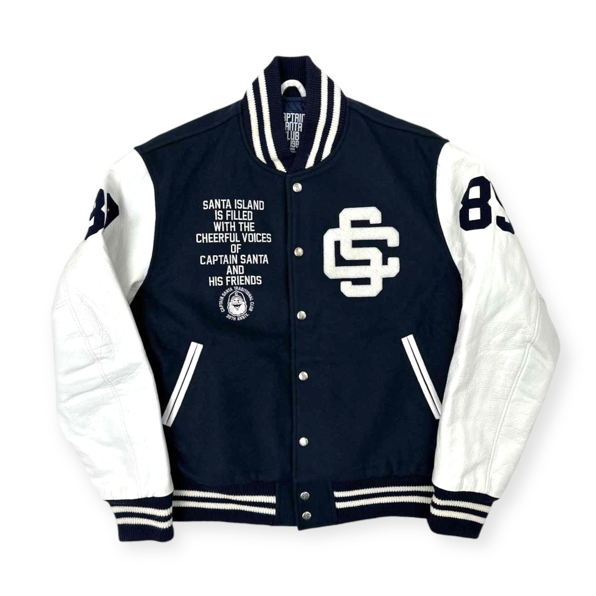 CAPTAIN SANTA キャプテンサンタ 袖牛革 BIGロゴ ナンバリング  