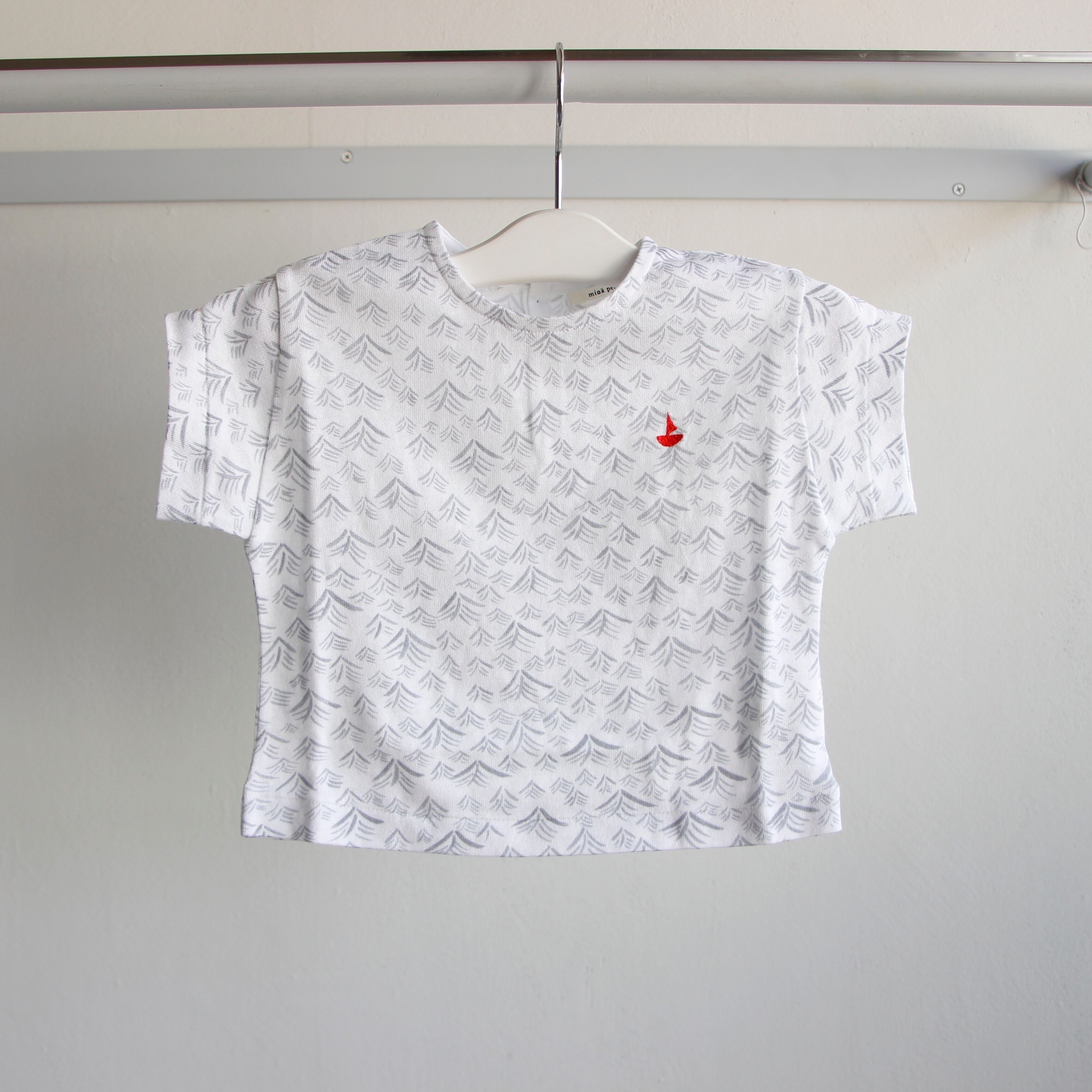 ミナペルホネン　umi リネンT mina perhonen 2019SS》umi Tシャツ / white / 120・130cm | cirkel mote