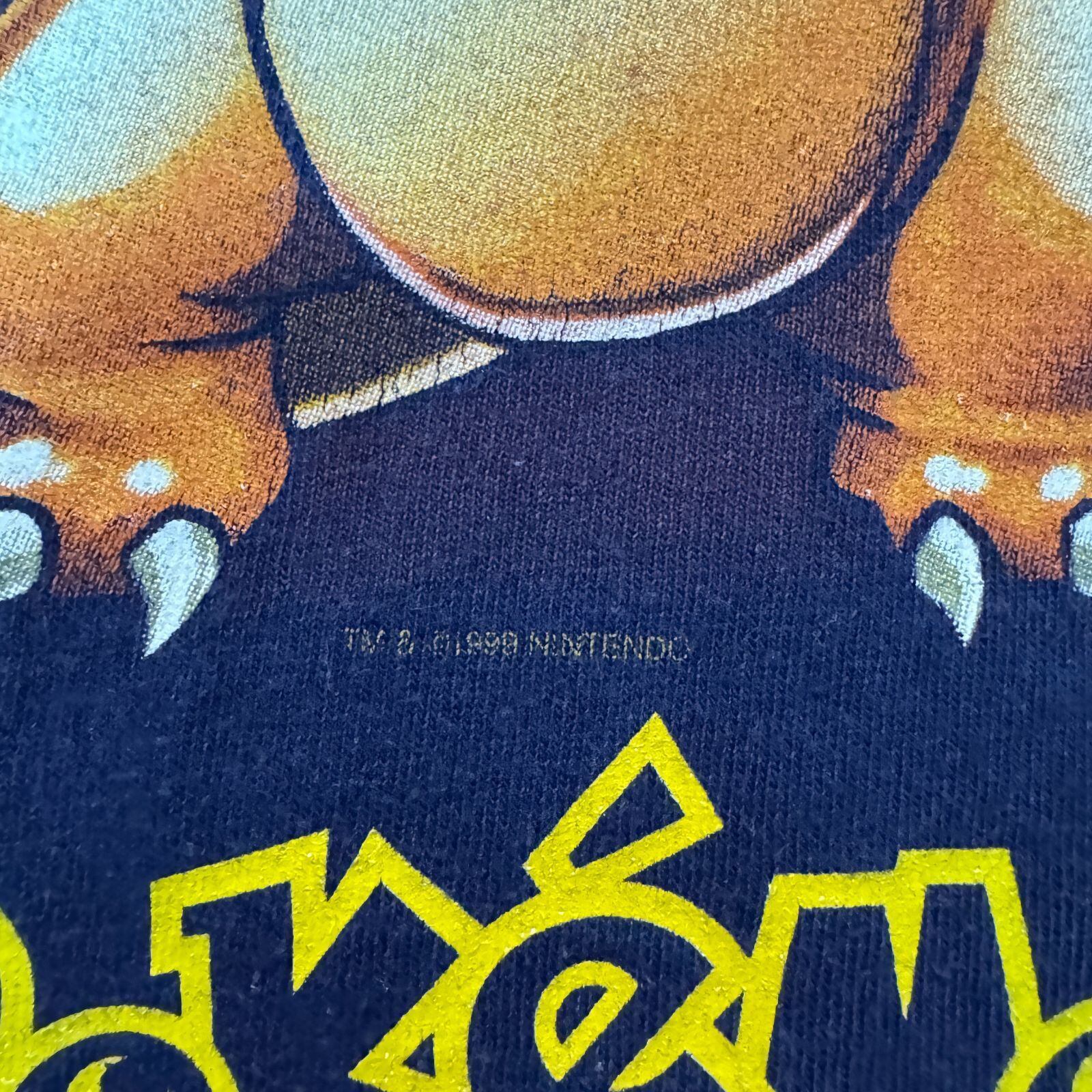 90s Pokemon Charizard プリント Tシャツ XLサイズ ポケモン