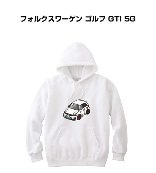 パーカー 外車 フォルクスワーゲン ゴルフ GTI 5G【受注生産】