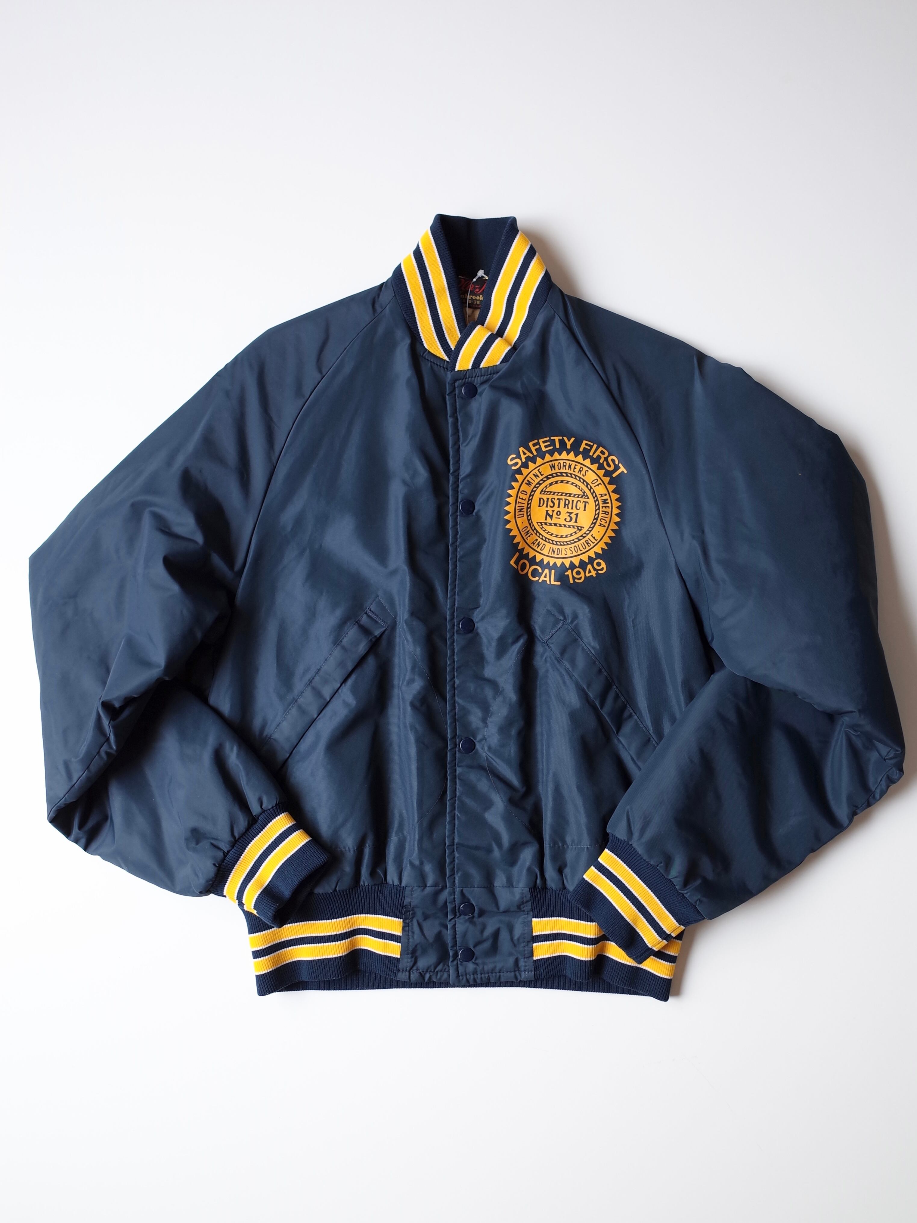 70s Dunbrooke nylon stadium jumper