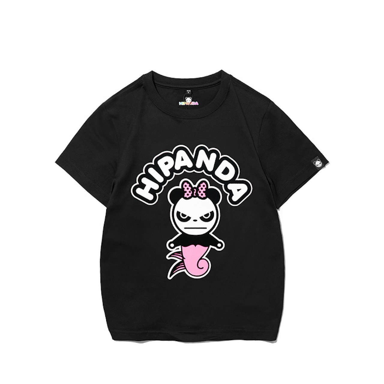 【HIPANDA ハイパンダ】キッズ Tシャツ KID'S MERMAID HIPANDA PRINTED SHORT SLEEVED T-SHIRT / WHITE・BLACK