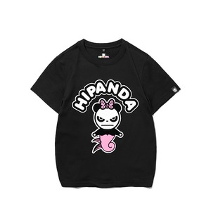 送料無料 【HIPANDA ハイパンダ】キッズ Tシャツ KID'S MERMAID HIPANDA PRINTED SHORT SLEEVED T-SHIRT / WHITE・BLACK