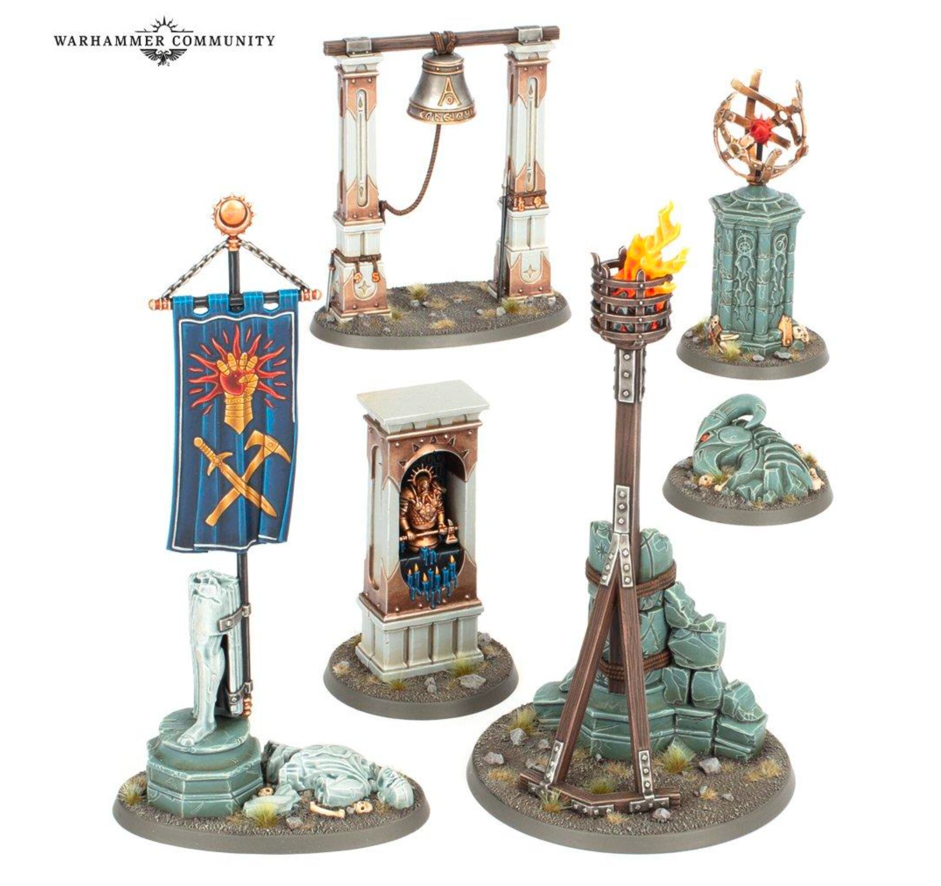 AGE OF SIGMAR: REALMSCAPE OBJECTIVE SET ひがっちゲームズ