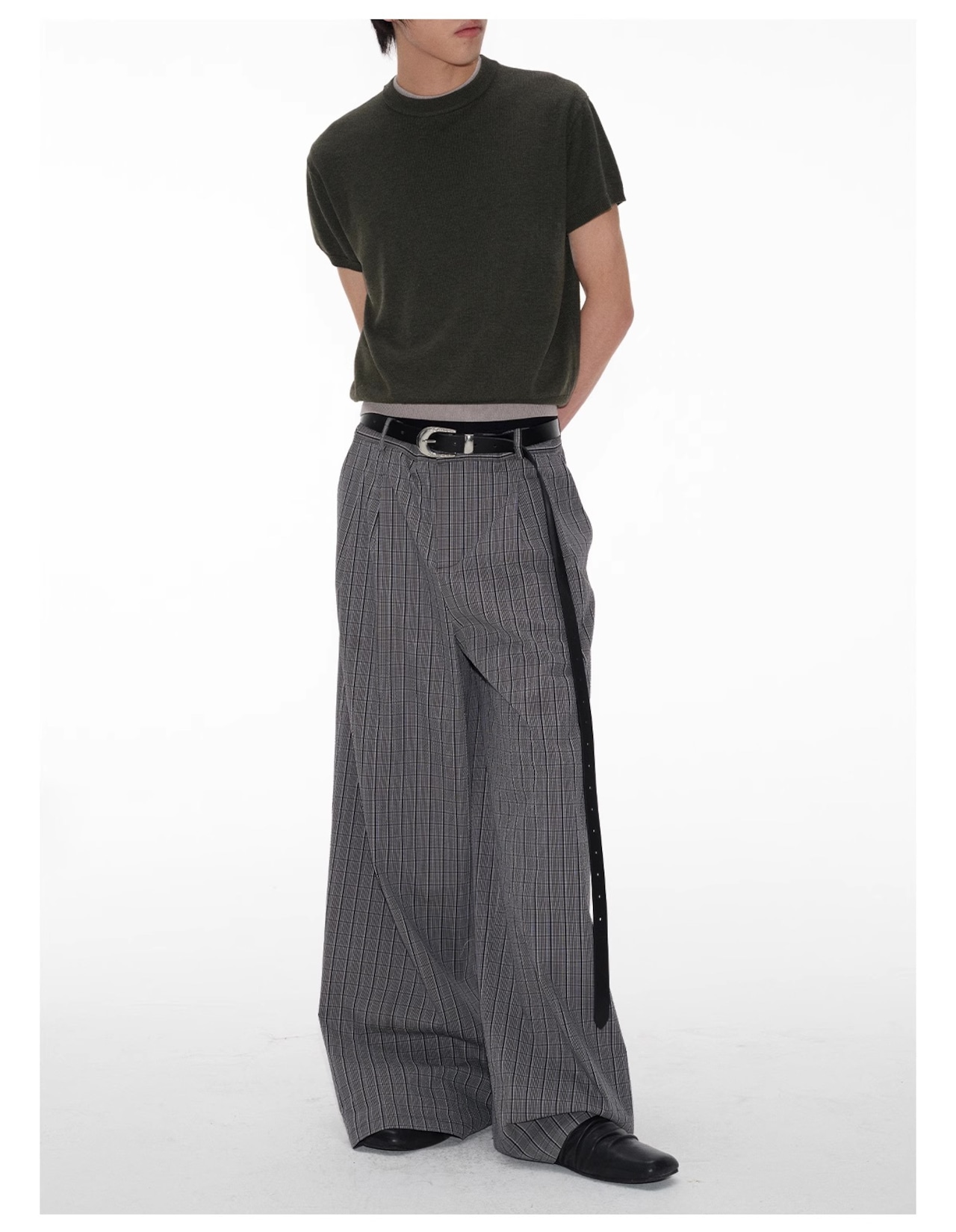JCAESAR STUDIO Plaid Wide Pants