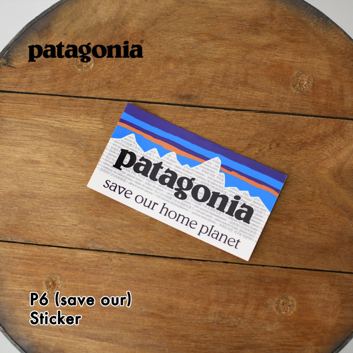 Patagonia [パタゴニア正規代理店] P6 (save our) Sticker [STK32 