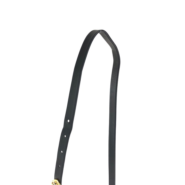 Cartier カルティエ サファイアライン ショルダーバッグ ネイビー レザー vintage ヴィンテージ オールド trvwwp