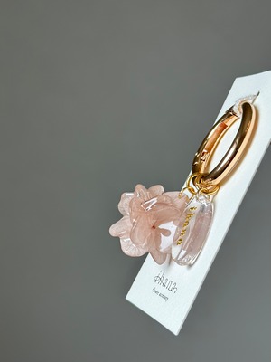 hydrangea keychain【name plate】