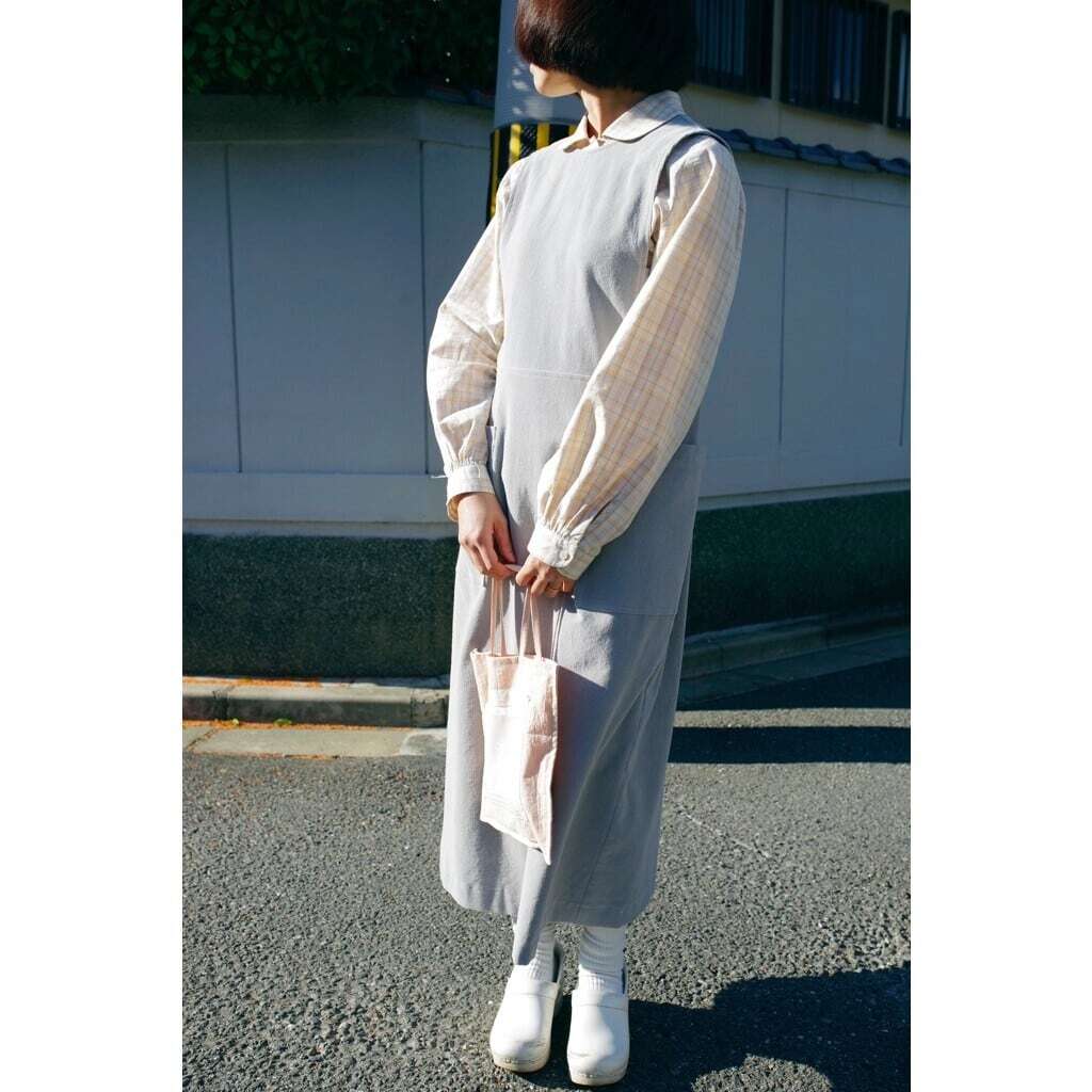 futatsukukuri / ボタンのワンピース(Blue) | new pure plus